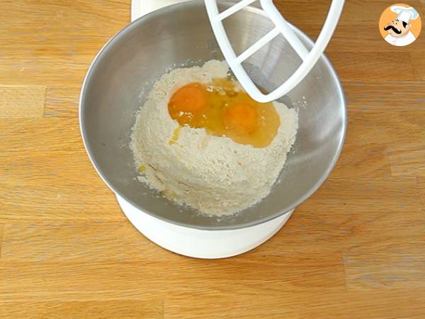 Tortellinis au parmesan, jambon et basilic - Préparation etape 1