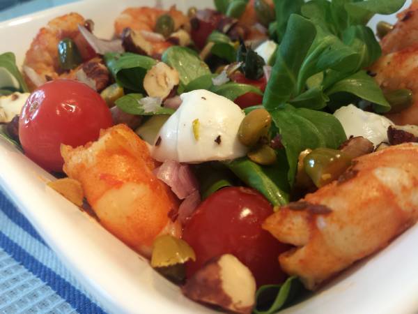 Salade de lentilles aux fruits secs - Préparation etape 4