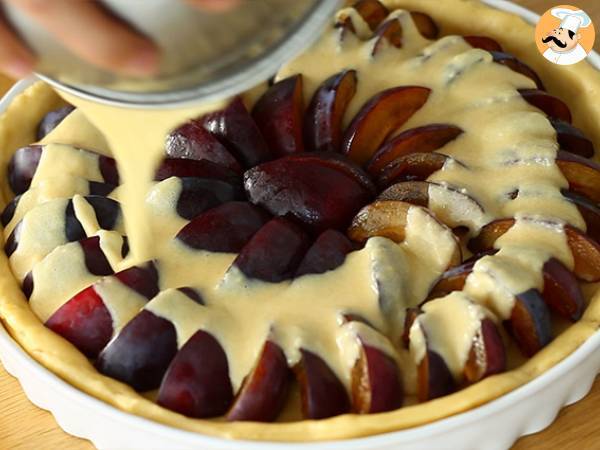 Tarte briochée aux prunes - Préparation etape 6