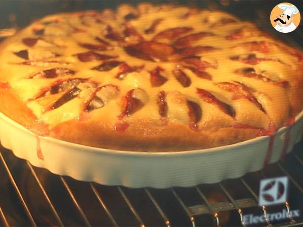 Tarte briochée aux prunes - Préparation etape 7