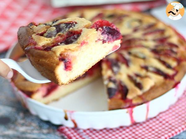 Tarte briochée aux prunes - Préparation etape 8