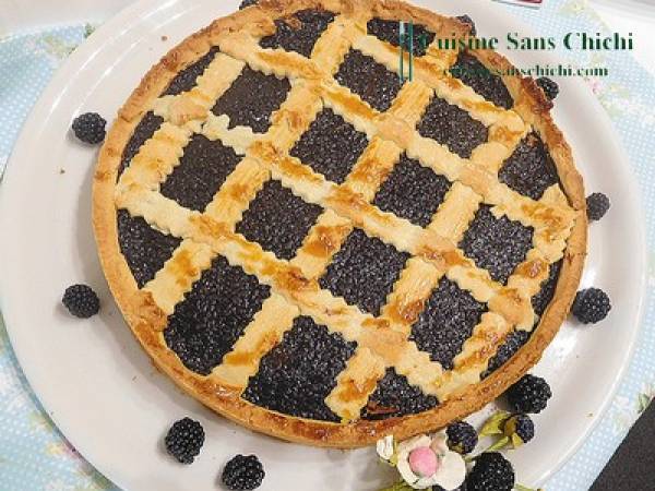 Tarte aux mûres sauvages. - Préparation etape 10