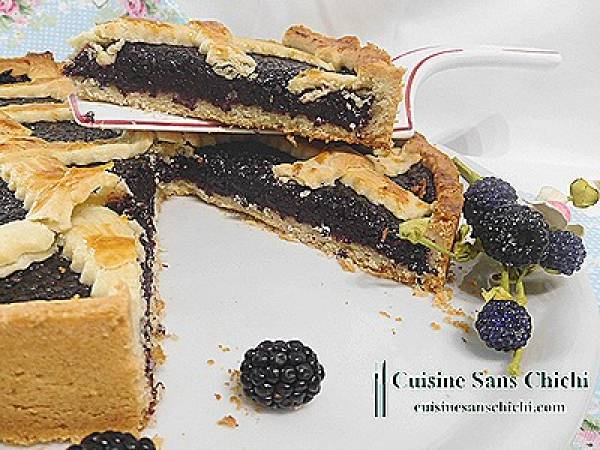 Tarte aux mûres sauvages. - Préparation etape 11