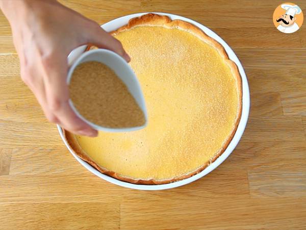 Tarte crème brûlée, un dessert raffiné pas à pas - Préparation etape 5