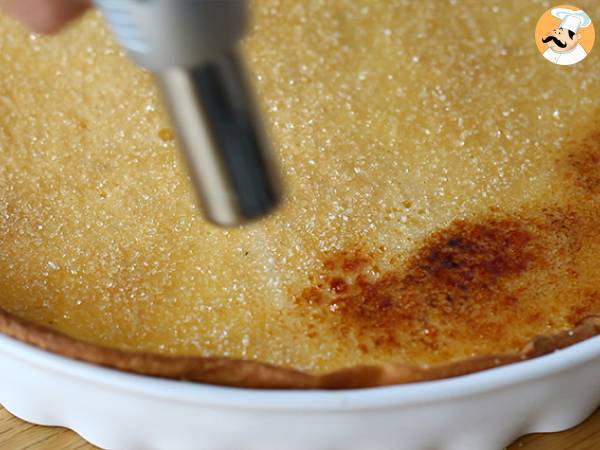 Tarte crème brûlée, un dessert raffiné pas à pas - Préparation etape 6