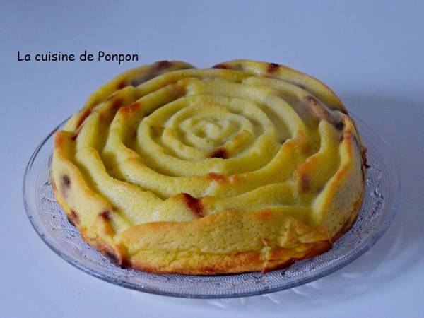 Flan pâtissier à la courgette aux baies de goji - Préparation etape 1
