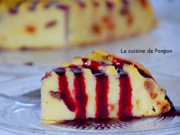 Flan pâtissier à la courgette aux baies de goji - Préparation etape 3