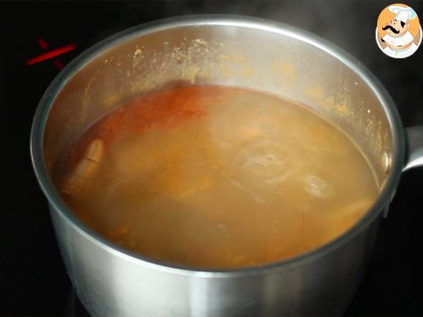 Fumet ou bouillon de crevettes - Préparation etape 3