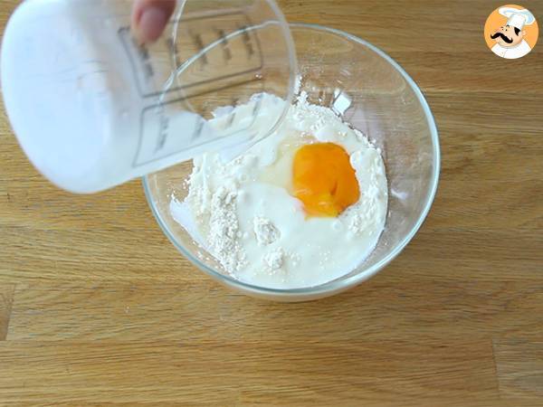 Beignets d'épinards faciles - Préparation etape 1