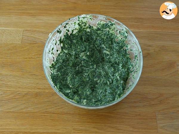 Beignets d'épinards faciles - Préparation etape 2