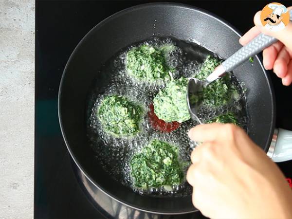 Beignets d'épinards faciles - Préparation etape 3