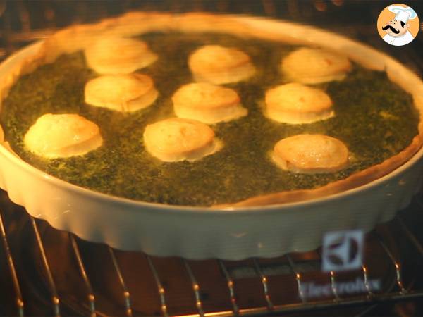 Quiche aux épinards et au fromage de chèvre - Préparation etape 4
