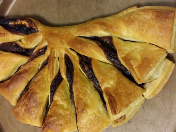 Tarte soleil de fête aux escargots - Préparation etape 3