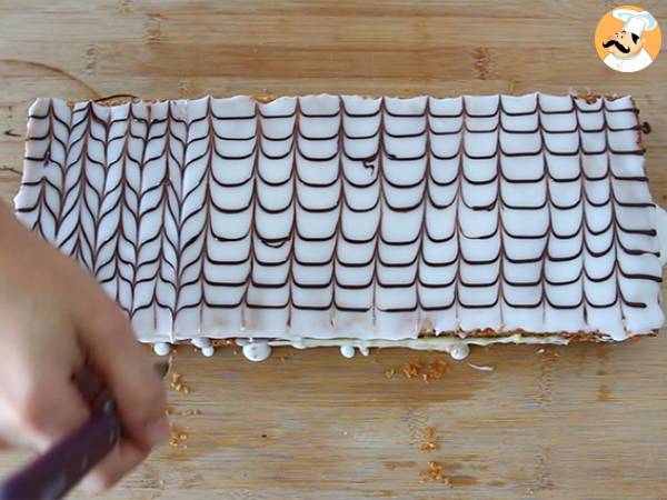 Mille feuille à la vanille - Préparation etape 13