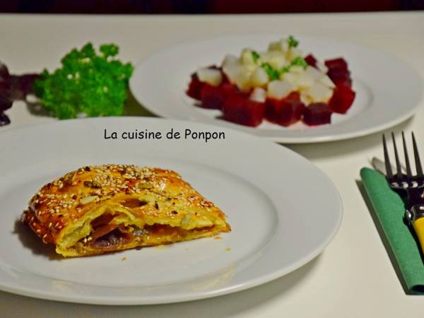 Feuilleté de sardine à la crème d'anchois - Préparation etape 4