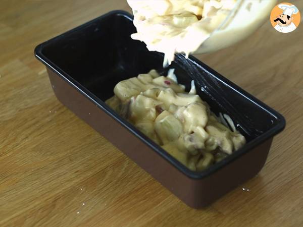 Cake aux restes de raclette - Préparation etape 4