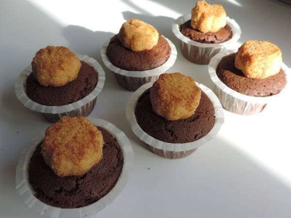 Cupcake noir et fantôme blanc - Préparation etape 2