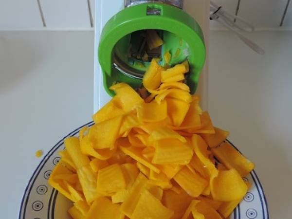 Gratin de pommes de terre, potiron, bacon et lardons - Préparation etape 2