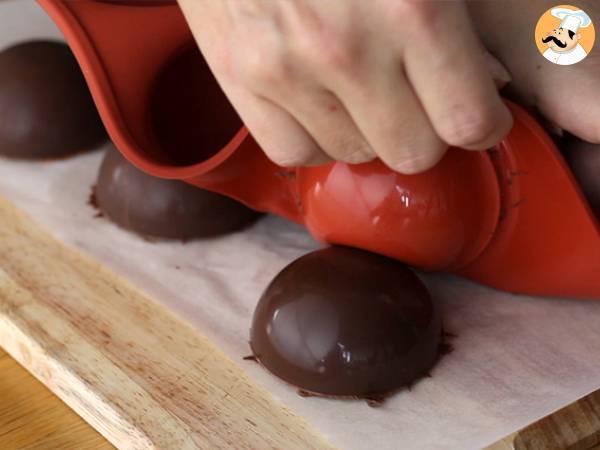 Dômes façon Ferrero rocher - Préparation etape 13