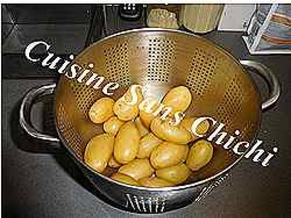 Gratin de pommes de terre au gorgonzola - Préparation etape 1