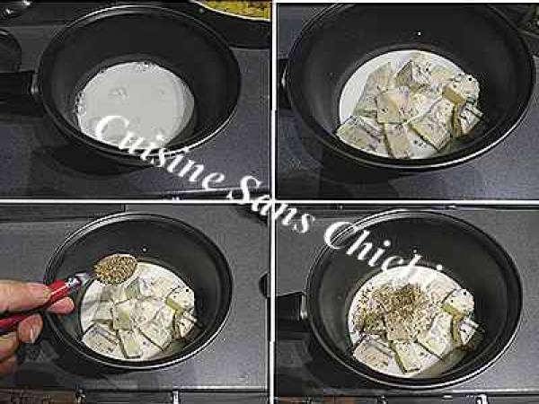 Gratin de pommes de terre au gorgonzola - Préparation etape 6