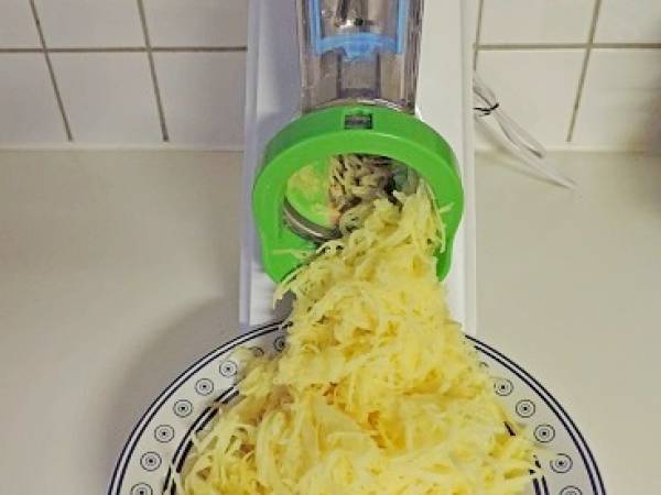 Rösti ou galette de pommes de terre - Préparation etape 1