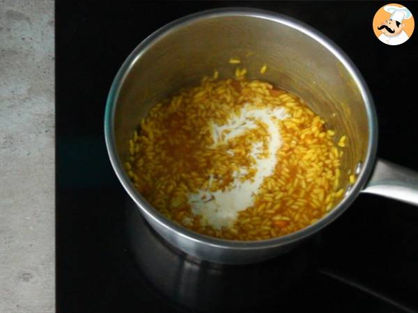 Risotto de noix de St Jacques au safran - Préparation etape 4