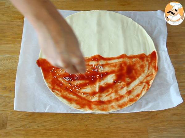 Torsades feuilletées au sésame - Préparation etape 1