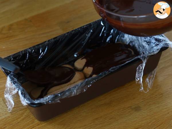 Bûche Tiramisu (expliquée pas à pas) - Préparation etape 5