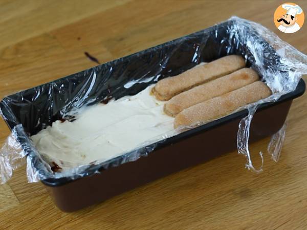 Bûche Tiramisu (expliquée pas à pas) - Préparation etape 6