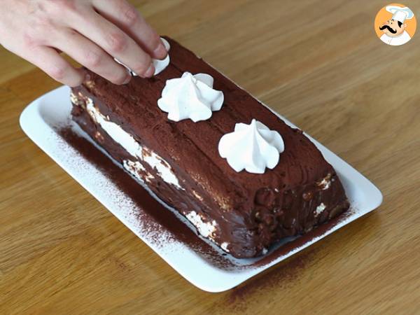 Bûche Tiramisu (expliquée pas à pas) - Préparation etape 8