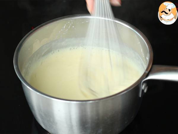 Tarte soleil à la vanille et au chocolat - Préparation etape 3