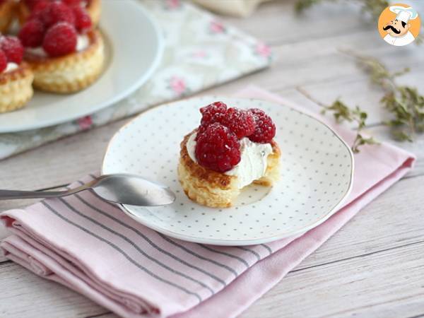 Vols au vent framboises et mascarpone - Préparation etape 6
