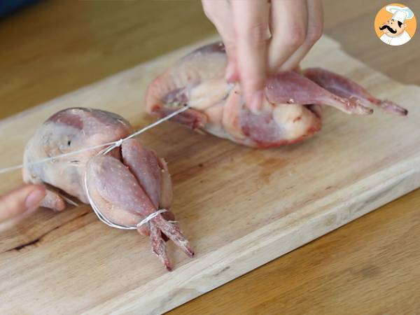 Cailles aux pruneaux - Préparation etape 2