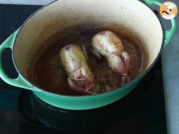 Cailles aux pruneaux - Préparation etape 3