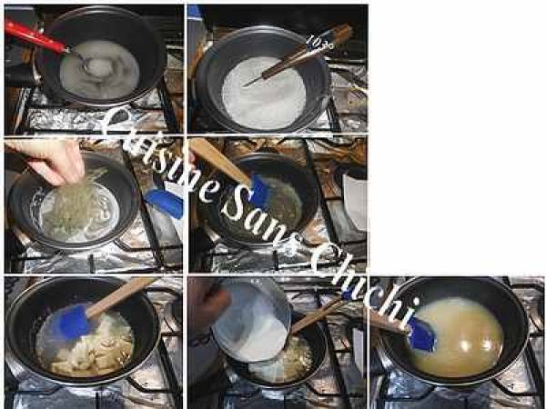 Bûche de Noël exotique - Préparation etape 16