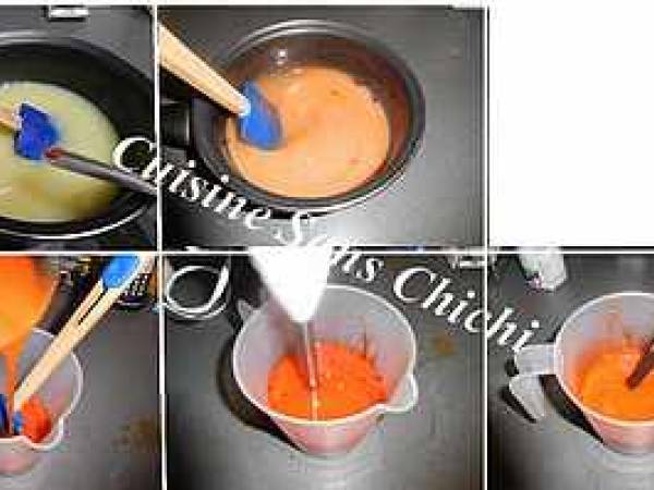 Bûche de Noël exotique - Préparation etape 17