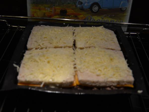 CROQUE HAMBURGER WEIGHT WATCHERS - Préparation etape 4