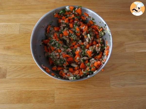 Chapon aux marrons traditionnel - Préparation etape 1