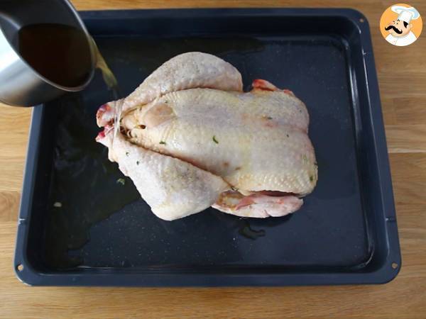 Chapon aux marrons traditionnel - Préparation etape 3