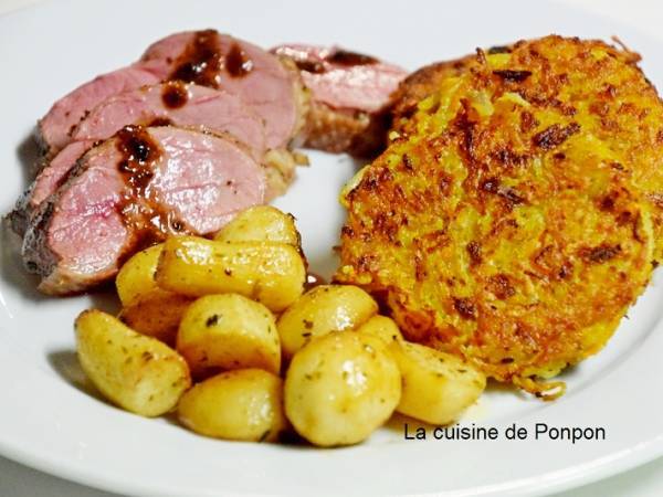 Galette de carottes et pommes de terre - Préparation etape 2