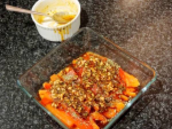 Poivron mariné à l'huile d'olive, ail et origan - Préparation etape 4