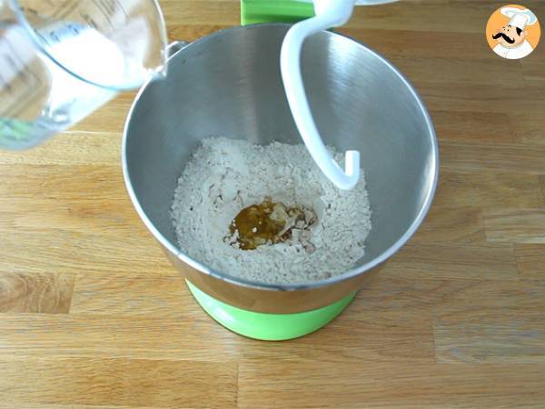 Banh Bao, petites brioches à la vapeur - Préparation etape 1