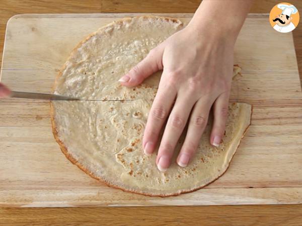 Samoussas de crêpes aux pommes caramélisées - Préparation etape 5