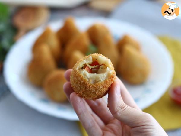 Coxinhas (croquettes au poulet brésiliennes) - Préparation etape 10