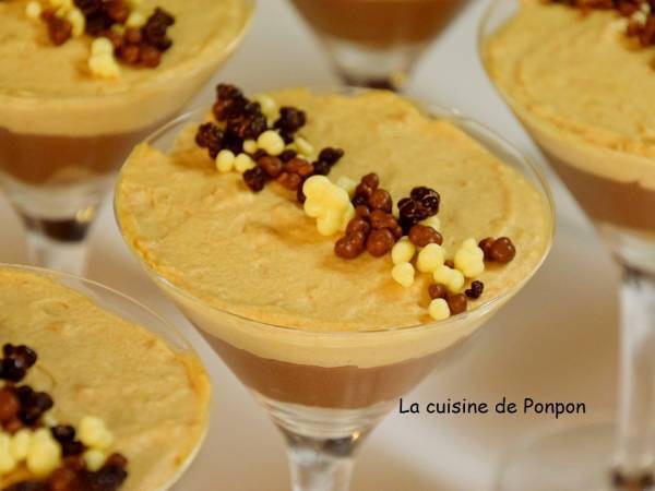 Mousses au chocolat et au spéculoos - Préparation etape 2