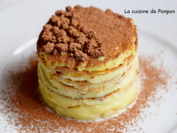 Petit gâteau de crêpes - Préparation etape 2