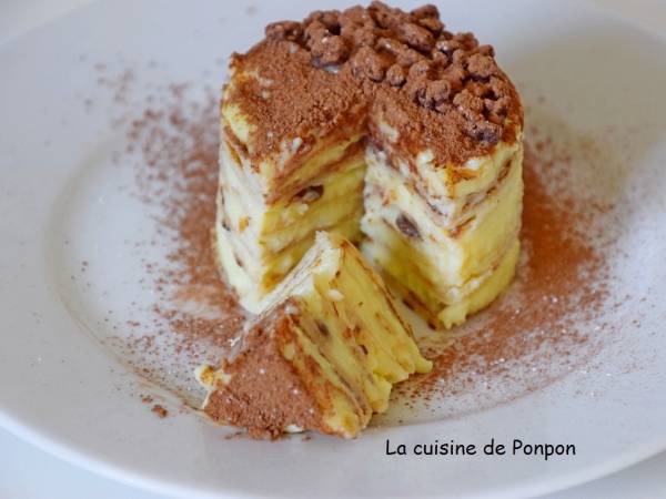 Petit gâteau de crêpes - Préparation etape 3