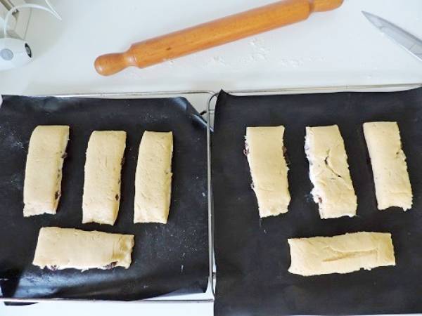 La couque suisse aux raisins secs - Préparation etape 8