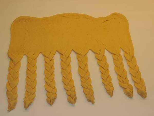 Brioche roulée en petites tresses au chocolat - Préparation etape 4